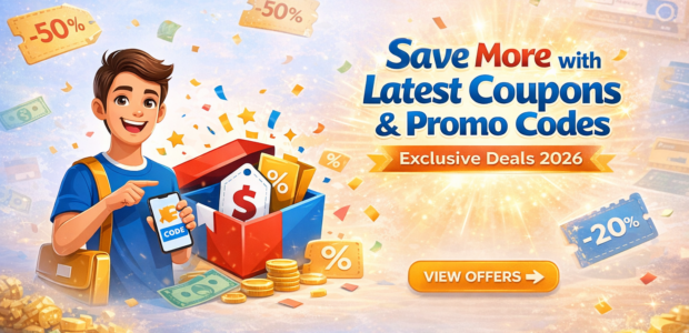 Save More with Latest Coupons & Promo Codes – Exclusive Deals 2026